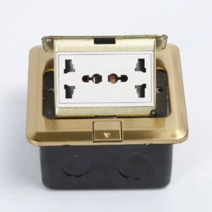 Ổ Cắm Âm Sàn Đa Năng FS-1 | Màu Vàng