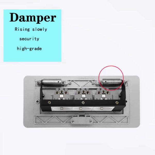 Ổ Cắm Âm Bàn TS-1 | Màu Xám