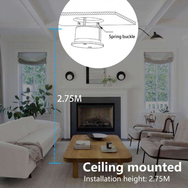 SV-HPS01 | Cảm Biến Hiện Diện Người Gắn Trần Mm-Wave Radar (Zigbee / Wi-Fi)