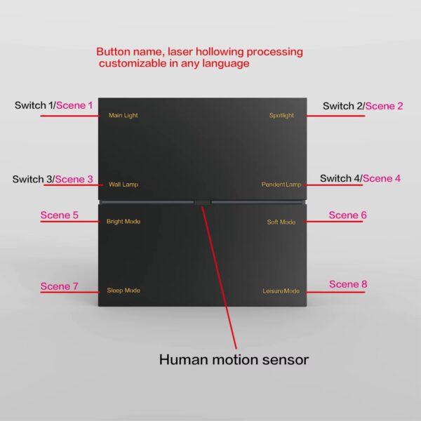 Công tắc ngữ cảnh thông minh, đa năng | SV-M9-8