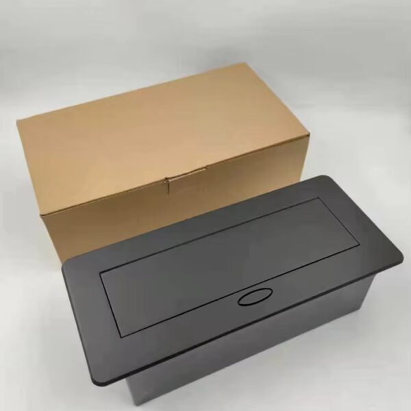 Ổ Cắm Âm Bàn TS-2 | Màu Đen