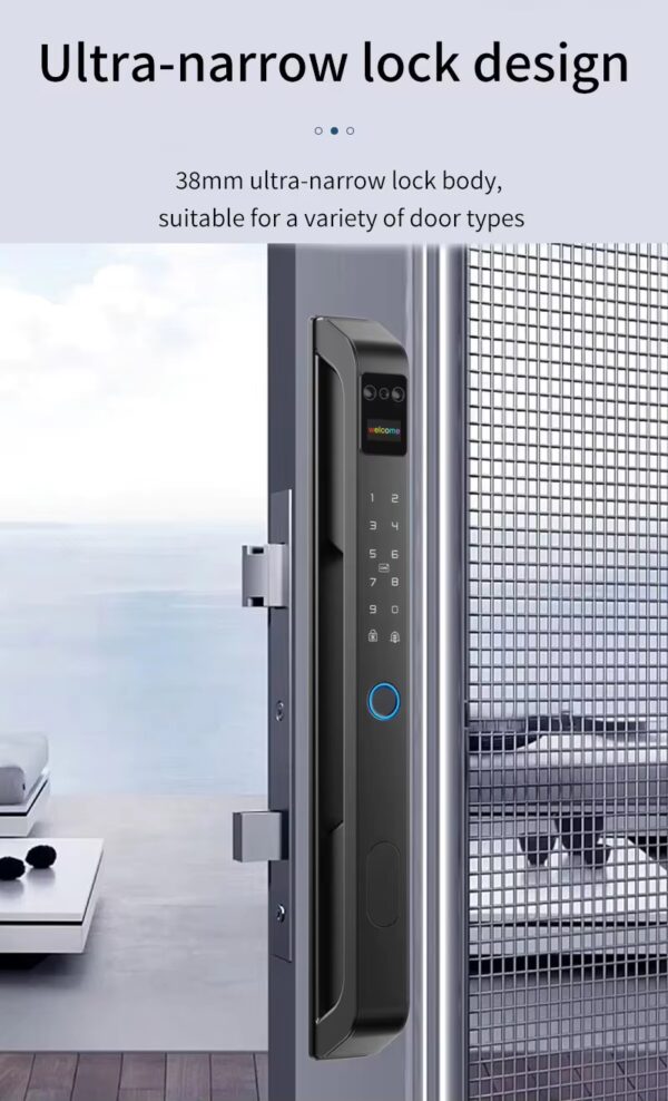 SV-SDL-AL01 | Khóa Cửa Nhôm Thông Minh 7 in 1, IP68