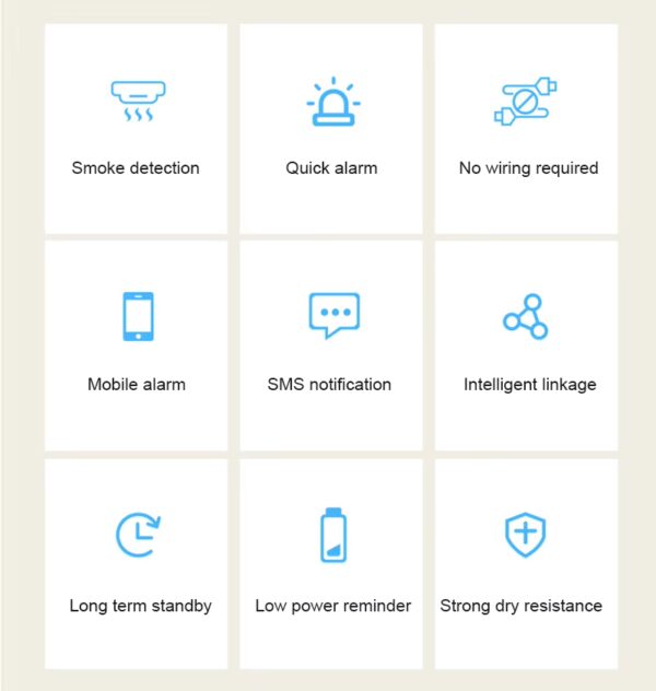 SV-SD01 | Cảm Biến Báo Khói Thông Minh SmartV Zigbee 3.0 / Wi-Fi