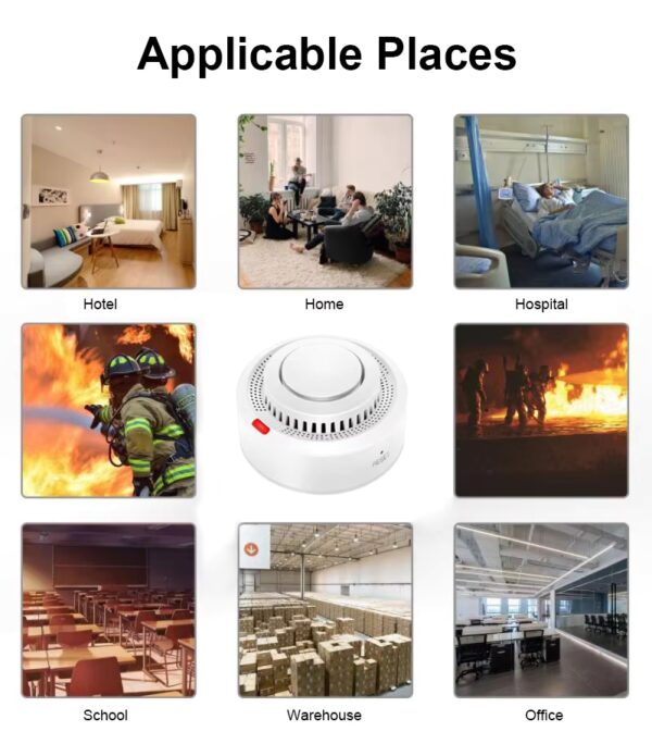 SV-SD01 | Cảm Biến Báo Khói Thông Minh SmartV Zigbee 3.0 / Wi-Fi