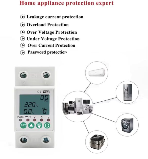 Đồng hồ điện thông minh Wifi SmartV SVPM