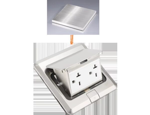 Ổ Cắm Âm Sàn Đa Năng FS-1 | Màu Vàng