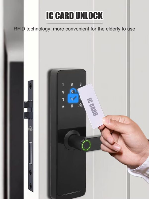 SV-SDL-WD01 | Khóa Cửa Gỗ Thông Minh 4-trong-1