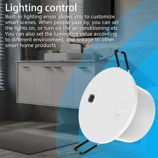 SV-HPS01 | Cảm Biến Hiện Diện Người Gắn Trần Mm-Wave Radar (Zigbee / Wi-Fi)