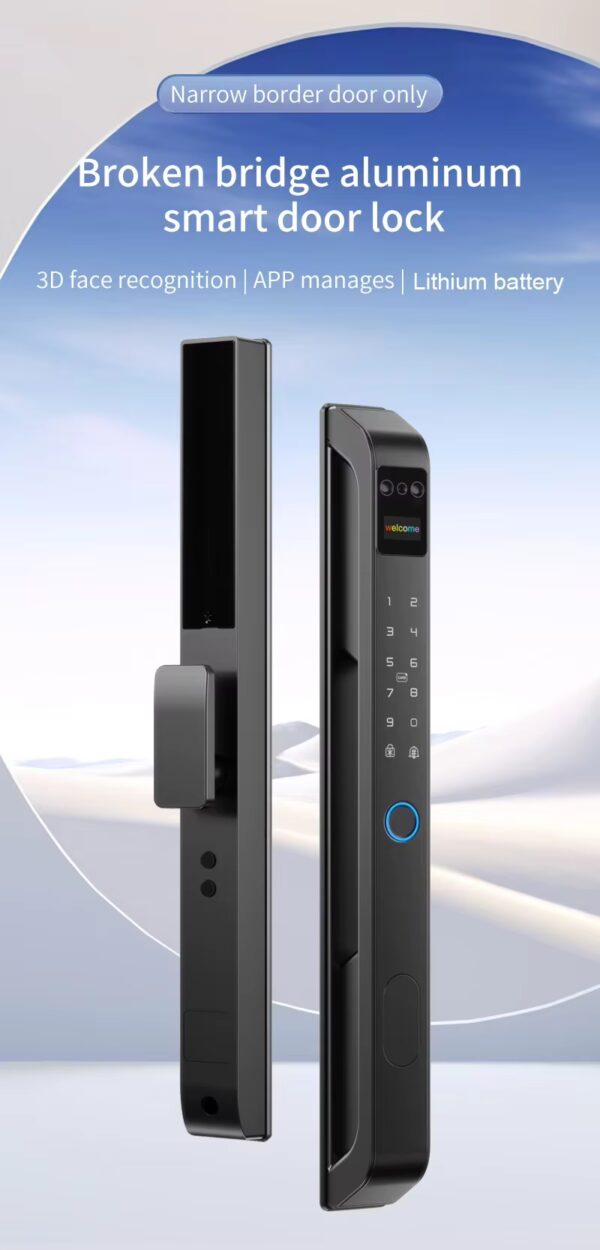 SV-SDL-AL01 | Khóa Cửa Nhôm Thông Minh 7 in 1, IP68