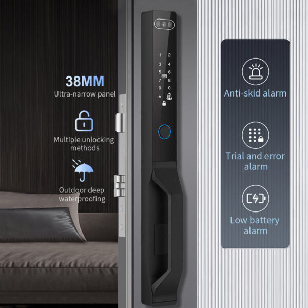 SV-SDL-AL02 | Khóa Cửa Nhôm Thông Minh 6 in 1, IP65