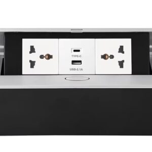 Ổ Cắm Âm Bàn TS-1 | Màu Xám